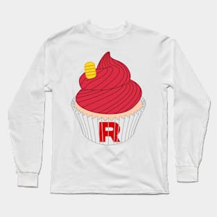 Red Cupcake Long Sleeve T-Shirt